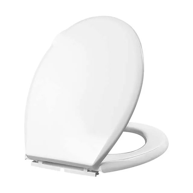 High Quality Furniture Accessories Toilet Seat With  Plastic Hinges Traditional Closing System Made In Italy