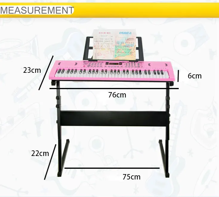 Customer Favorite Electronic Keyboard Electronic Organ Keyboard Chord Piano Instrument Sustain Vibrato Transpose Function