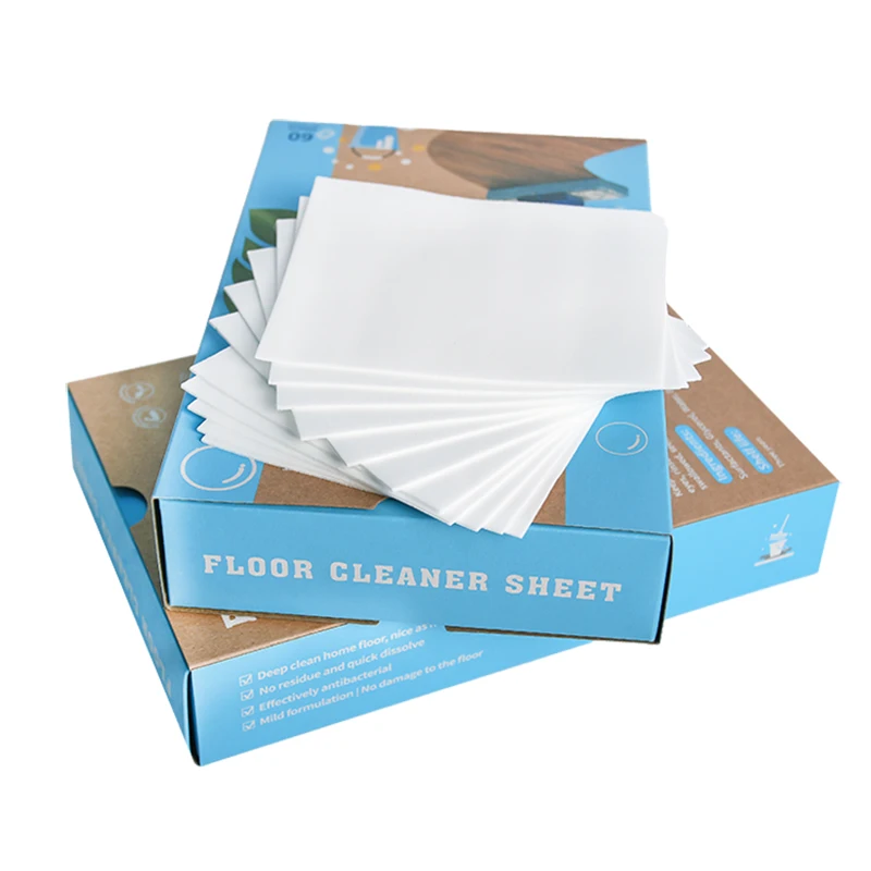 Safe for Pets & Kids Plastic Free Hardwood Cleaning Sheets Household Cleaner for Mopping Eco Floor Cleaner Sheets