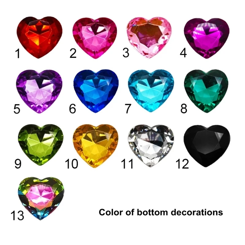 Rainbow Heart Shaped Jewelry Butt Plug Erotic Penis Insert Plugs Adult Party Sex Toys Ass Vagina Metal Anal Plug