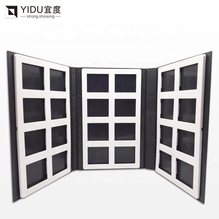 Factory Customized cardboard ceramic marble book display stand stone fabric sample book tile display catalogue
