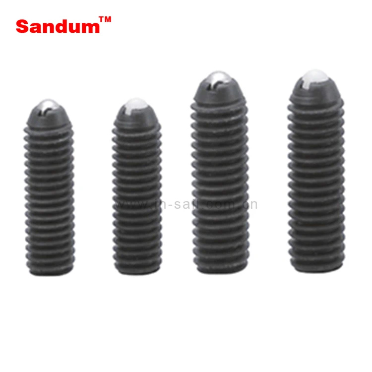 Slotted Flange Head Spring Plunger Roller Ball Slot Plunger Stainless Steel Spring Loaded Ball Plunger