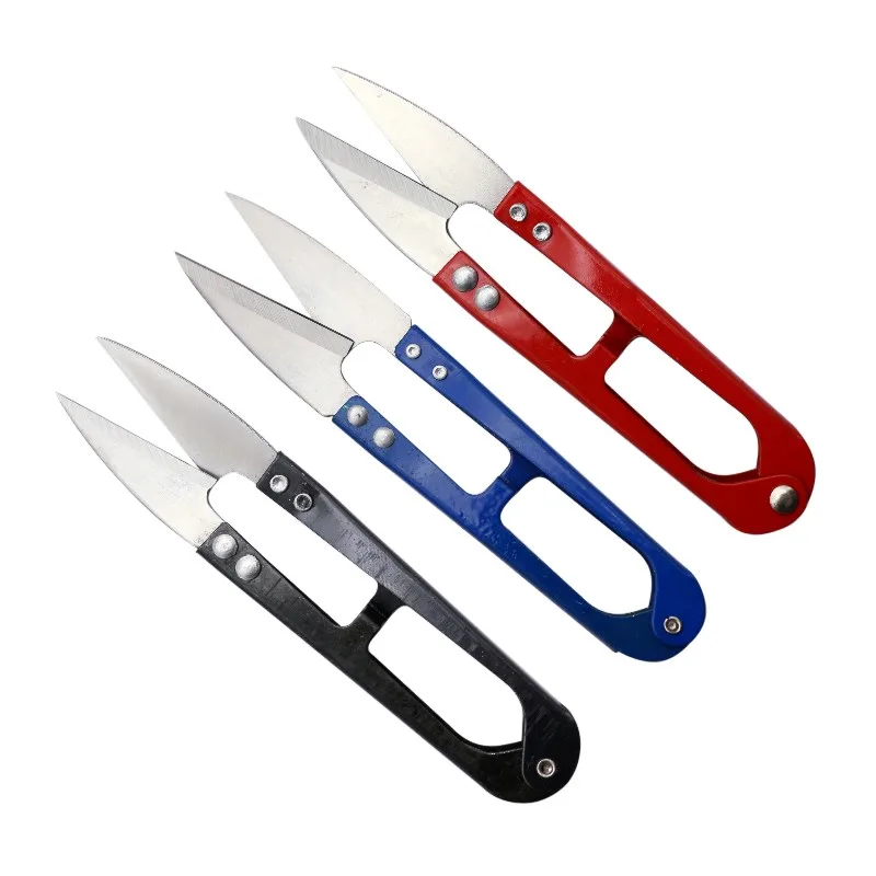 Оптовая продажа розничная дешевые мини-одежды перекрестные нитки ножницы синий черный красный 105 мм