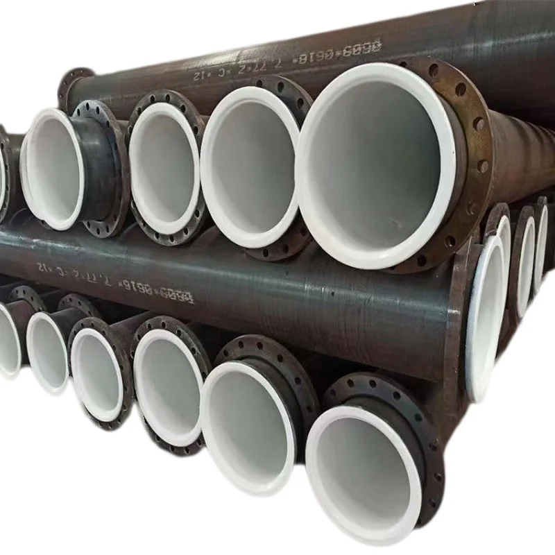 Промышленные трубы из нержавеющей стали Высокопроизводительные PTFE облицованные Литые стальные фитинги для труб
