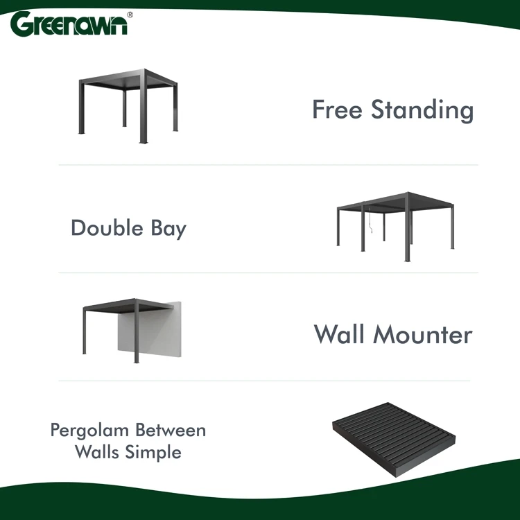 pergola con pannelli solari