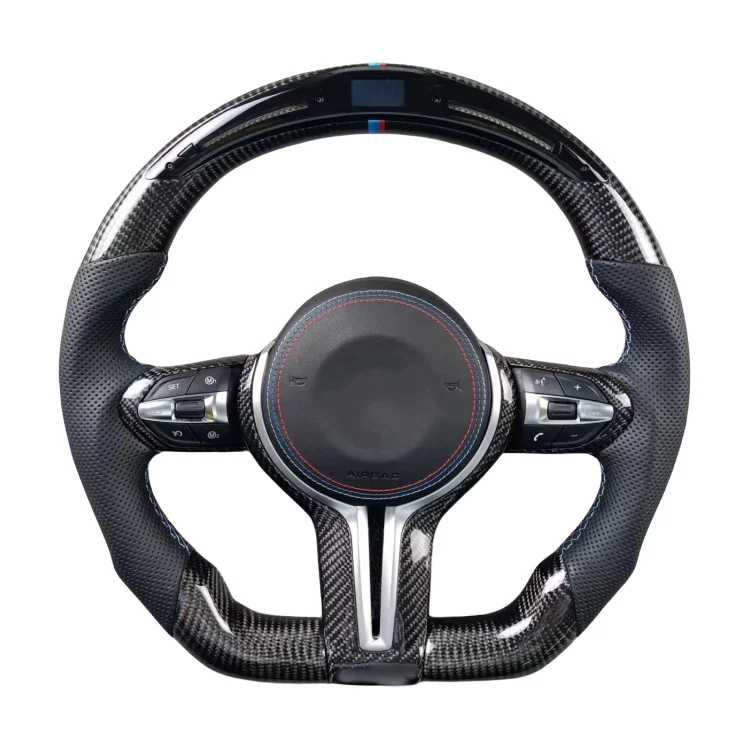 Светодиодное рулевое колесо из углеродного волокна подходит для BMW M2 M3 M4 M5 M6 F10 F30