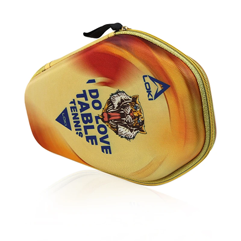 LOKI Table Tennis Raqueta OEM Professional Table Tennis Paddle With Print Table Tennis Case Hard