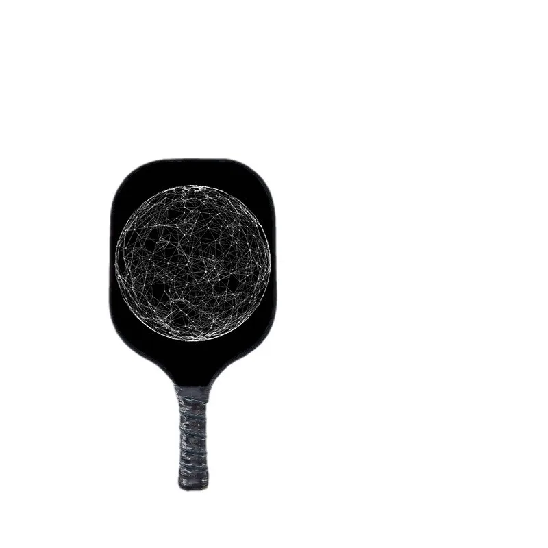 Customized pick racket graphite and glass fiber composite face and aramid honeycomb core, EdgeSentry protective pick racket