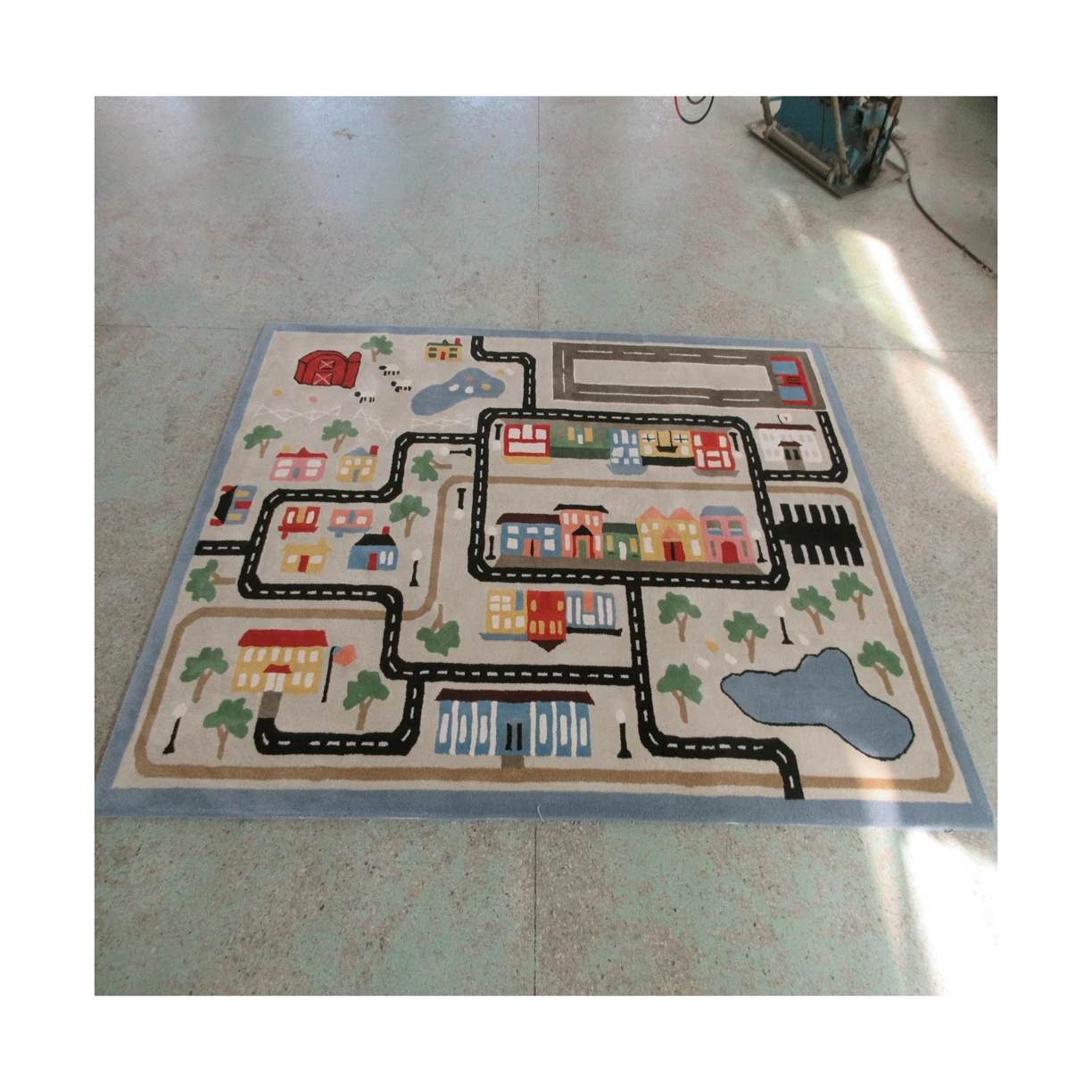 100% Pure New Zealand Wool Pattern Customized Hand Tufted Living Room Carpet