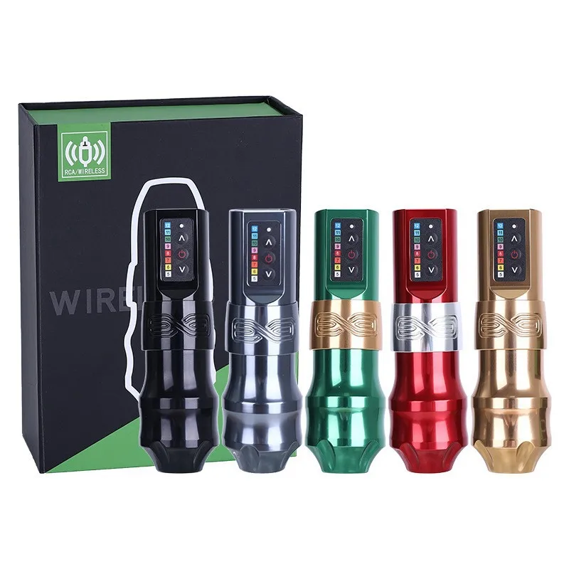 High Quality Body Art Tattoo Supply Professional Tattoo Artist Permanent Make Up Pen Wireless Tattoo Machine Customized LOGO