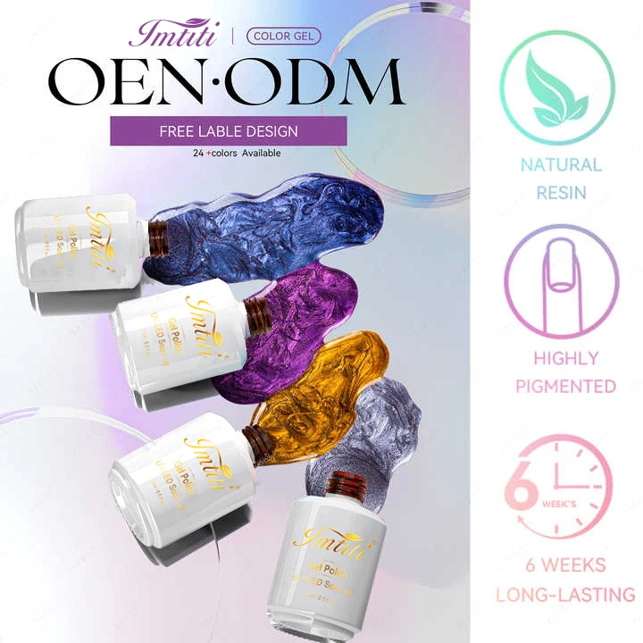 Imtiti Free Sample Vendeeni Nail Magic Cat Eye Gel Polish Private Label Matching With Color Gel Nail Kit Colors