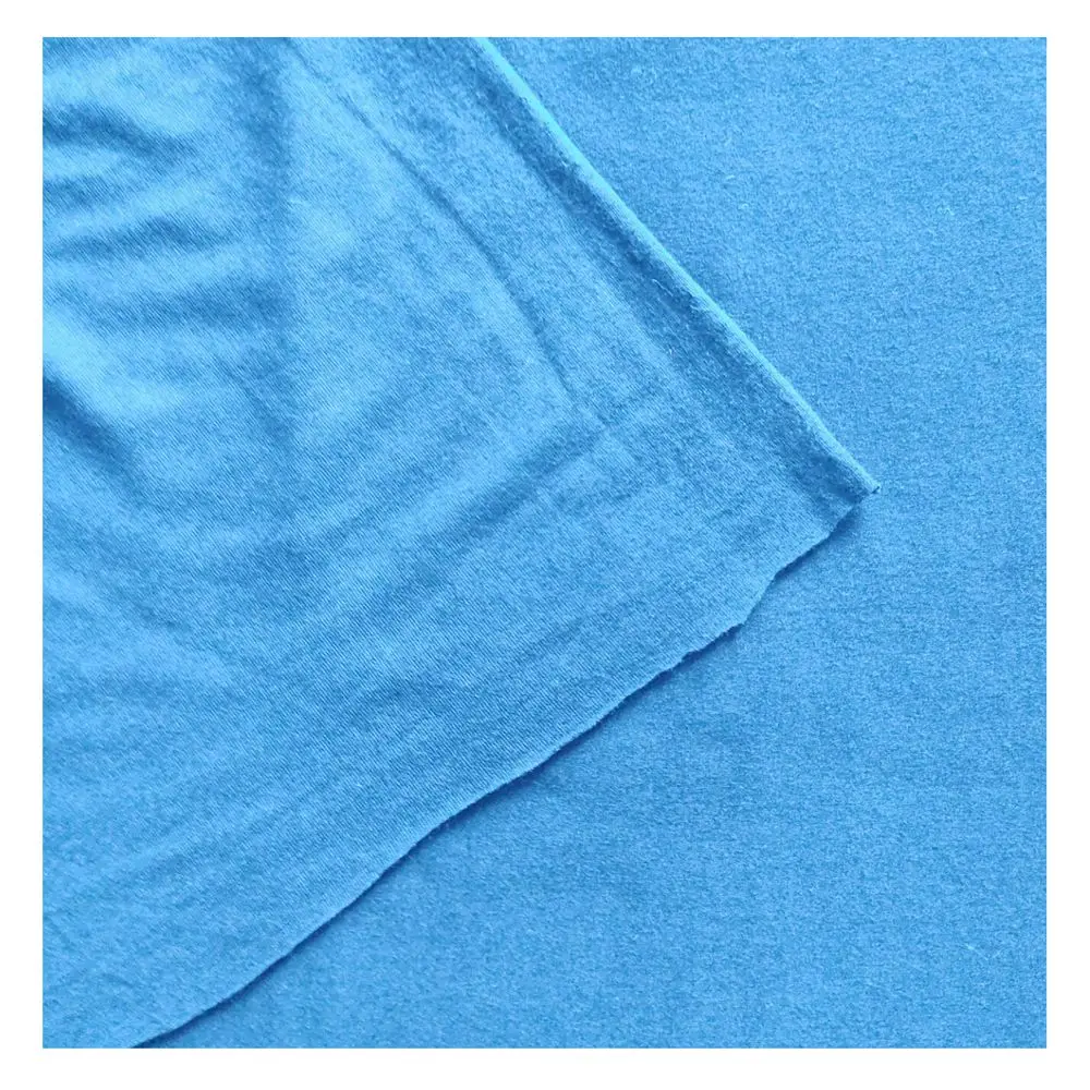 Popular new comfortable knitted 95%rayon5%spandex JERSEY fabric 215 gsm for  T-shirt dress underwear plain customized.