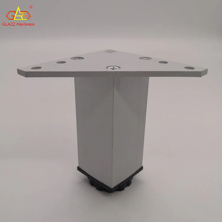 square style adjustable metal furniture legs wholesale replacement