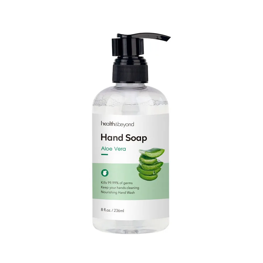 
custom 236ml aloe vera Hand wash liquid hand soap for hotel 