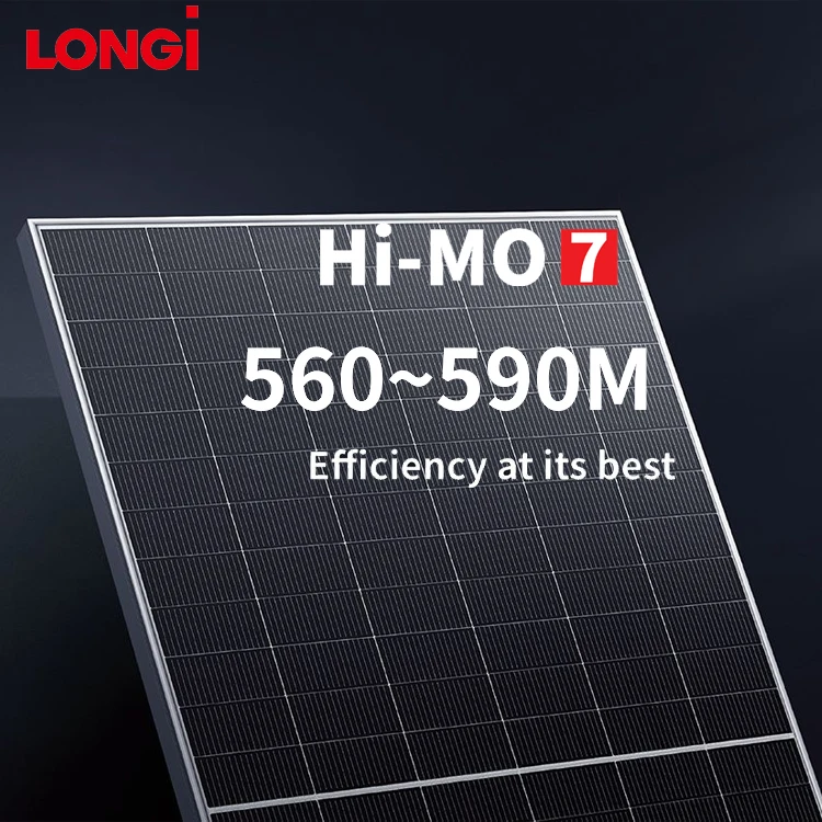 Longi High Efficiency Hi-Mo 7 Solar Panels 580w LONGi Himo 7 Pv Solar Power Modules Bifacial 560w 565w 570w 575w 585w 590 Watts