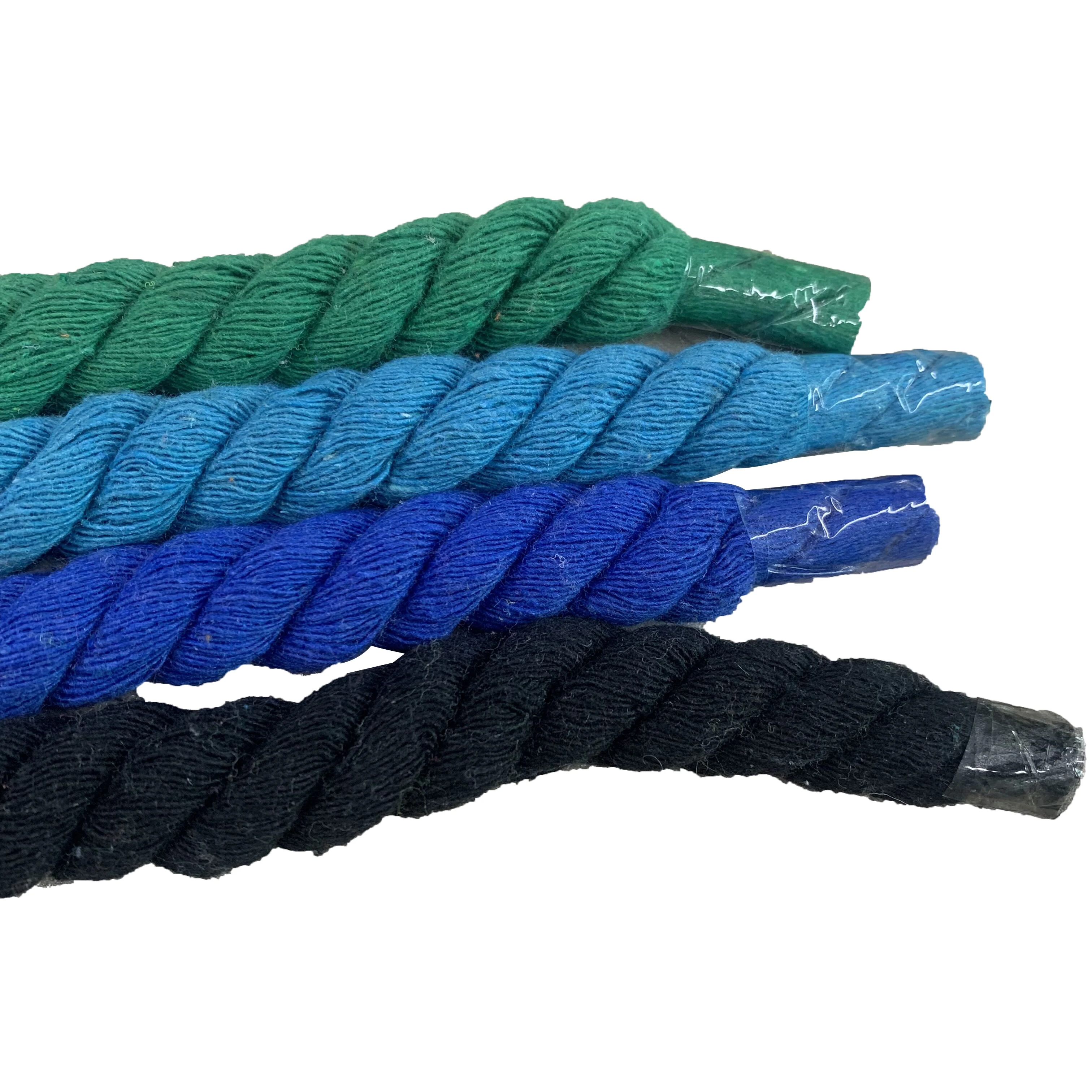 Wholesale 10MM Cotton Rope shoelaces Round Chunky Rope Shoelace Sneakers Cotton Rope Laces