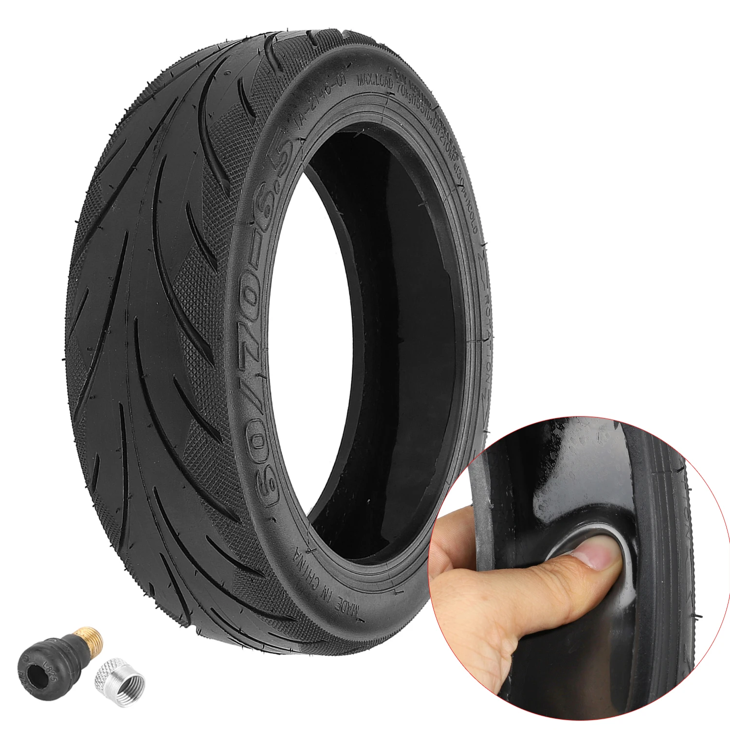 2022 Hot Sale Tubeless Explosion-proof  Tire Rubber 60/70-6.5 Self-repair Tire G30 Max G30D Built-in Live Glue Tire