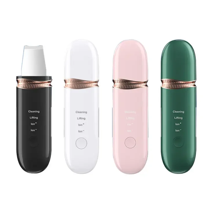 Professional Skin Scrubber Ultrasonic Exfoliate Massage Facial Cleaner Face Scrubber Deep Cleaning