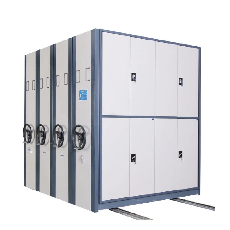 Customize Movable Keep Files Safe Counter Display Gondola System Compact Wall Partition Mobile Office