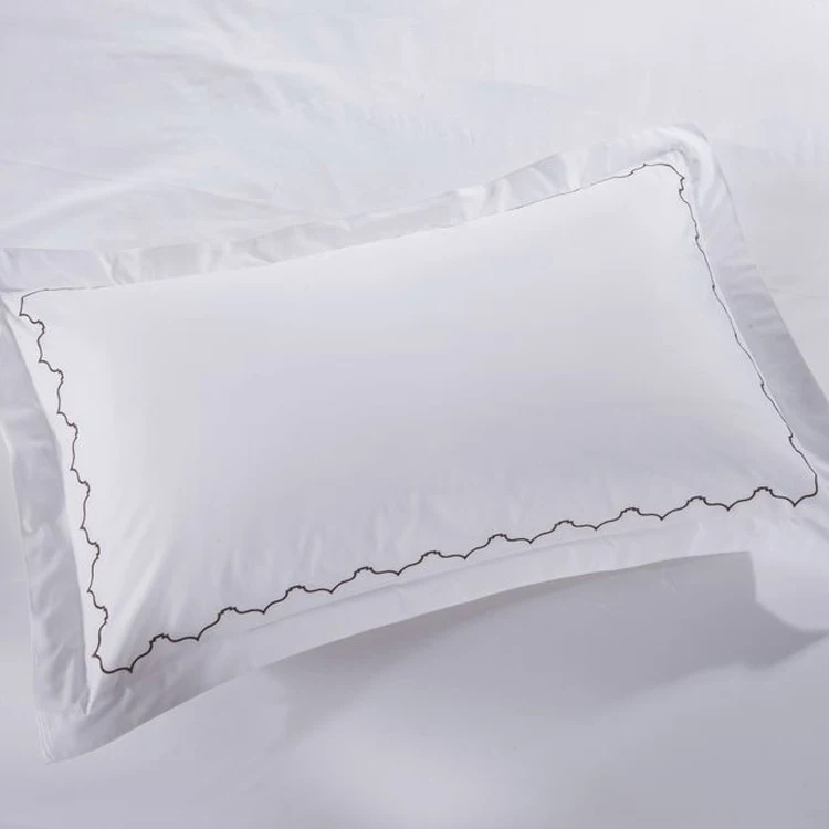 Роскошный вышитый комплект постельного белья из египетского хлопка для отеля покрывало простыня постельное белье