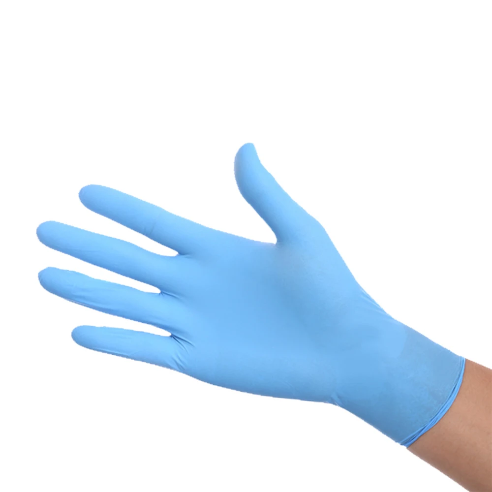 wholesale box of disposable  glove nitrile food-grade hand protection safety glove powder free non sterile  nitrile gloves