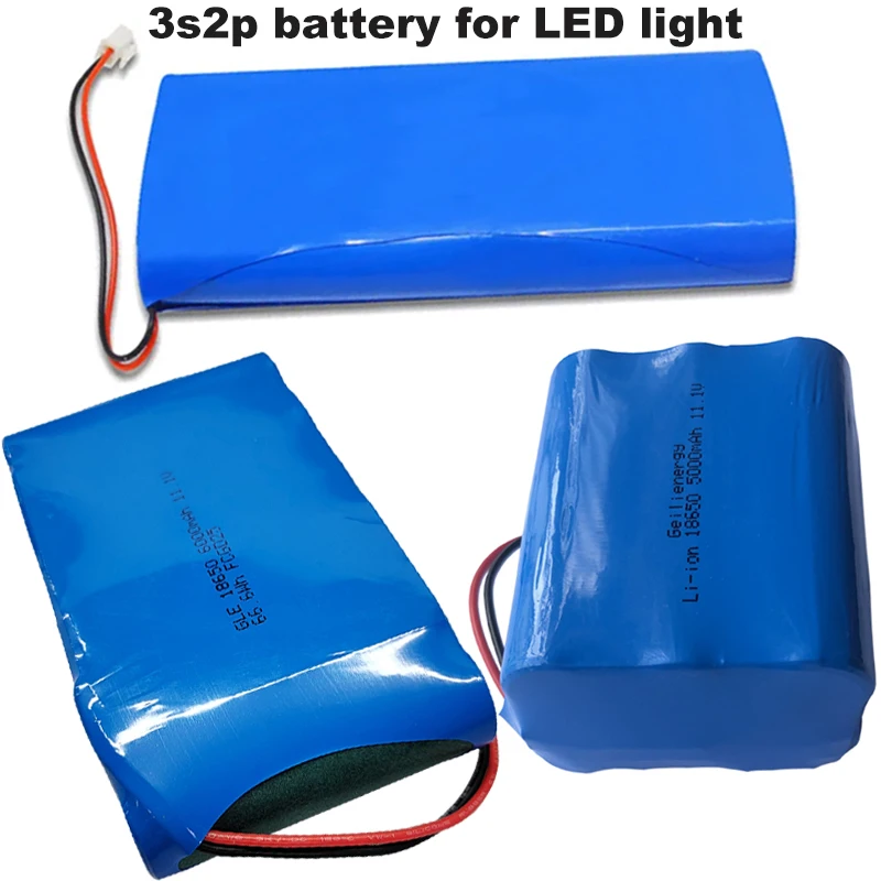 Customized 18650 li ion battery 1s 2s2p 3s2p 4s2p 3.7v 5200mah 18650 lithium-ion battery