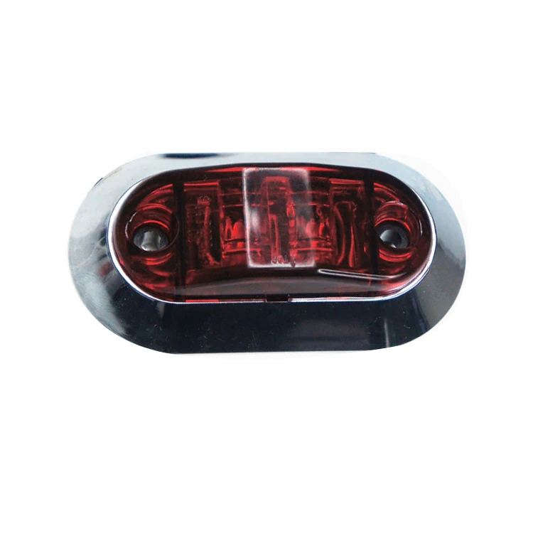 super bright 2 LED trailer turn signal indicator light two colors 10-30v side marker light warning lamp for truck lorry trailer