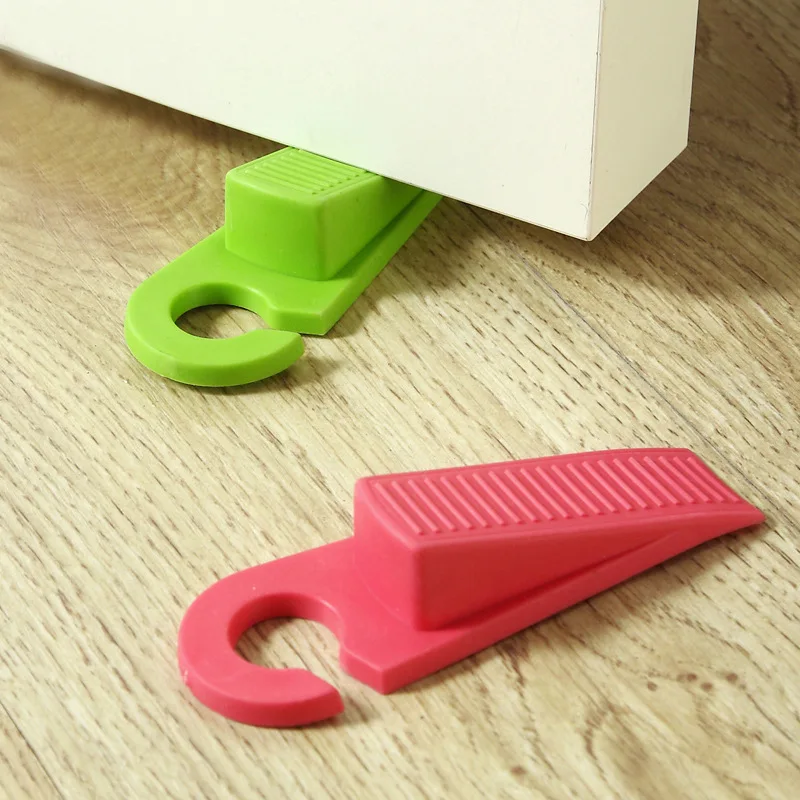 Creative Home Gifts Cute Bottle-Shaped Rubber Door Stops Safety Door Holder Silicone Door Stopper