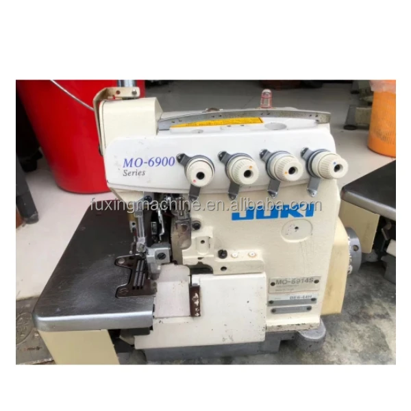 Japanese Second-hand Jukis 6914 High Quality High Speed Industrial Overlock Sewing Machine for Sale