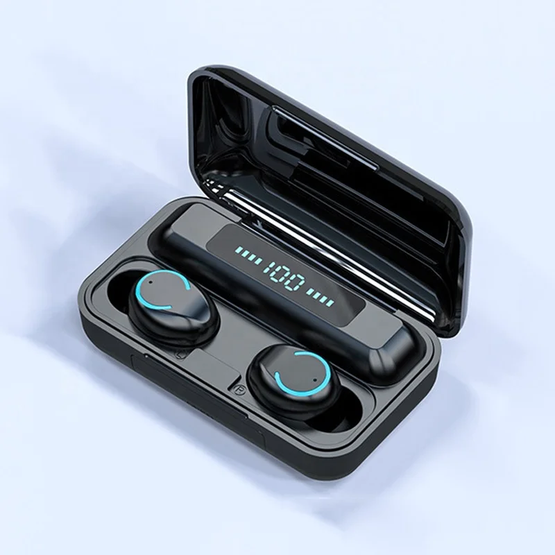 3 En 1 F9-5 V5.0 Waterproof In-Ear Sports Wireless Earphones PK F9 F9-9 F9-10 F9-13 Earbuds F9-5C Headphones