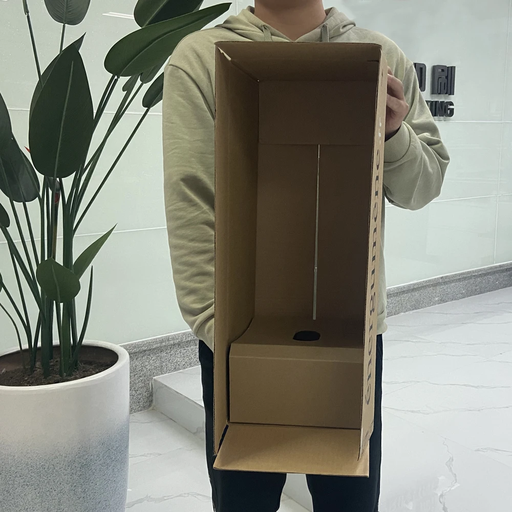 Wholesale Custom Made Tuck up Corrugated Farm Potted Flower Mint Small Pots Plant Packaging Shipping Box