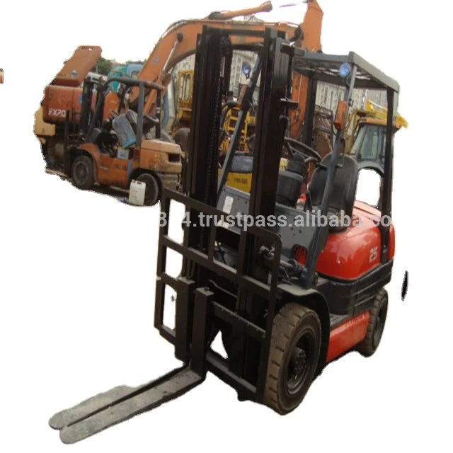 Подержанный вилочный погрузчик Toyota fd25, Подержанный вилочный погрузчик toyota fd25, fd35, 2,5 тонн