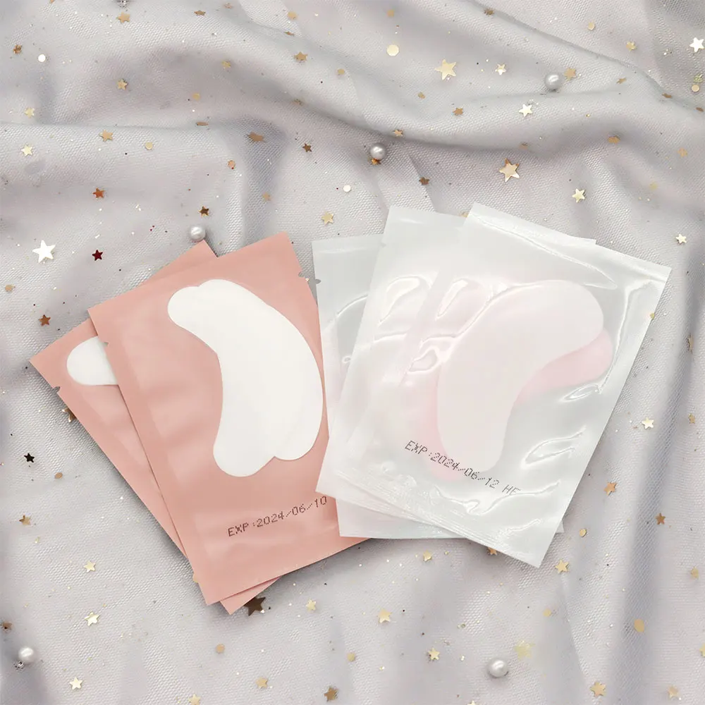 Create Your Own Brand Custom Adhesive Eye Gel Pads Lash Extension Under Eye Pads For Eyelash Extensions