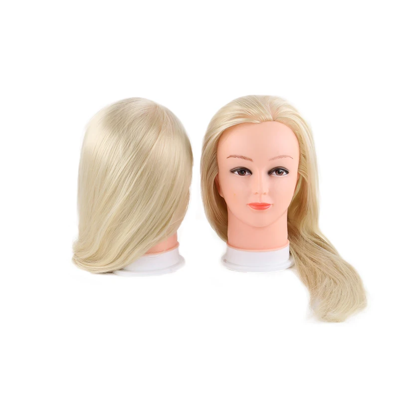 XUCHANG HARMONY HAIR Wholesale Beauty salon hairdressing hair training synthetic hair dummy doll training mannequin head