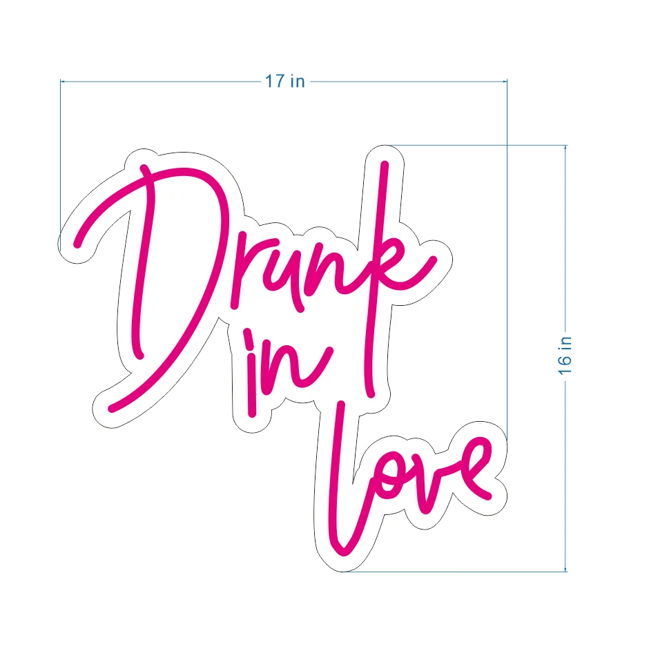 Factory Cheap Price The World Is Yours Bar Drunk In Love Neon Sign neon lamp