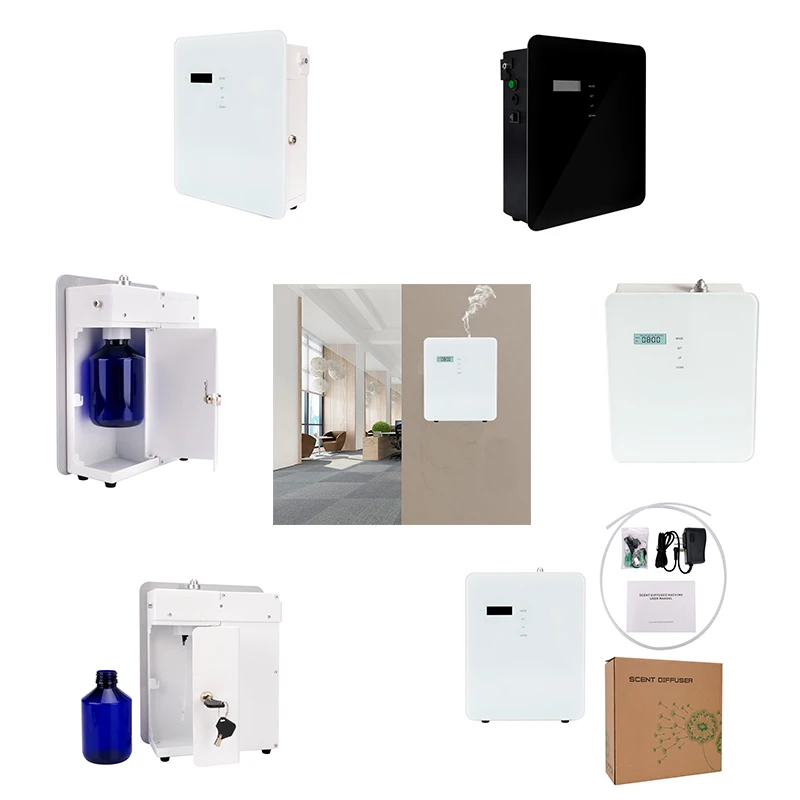 Direct Factory H300 Wall Mounted Air Aroma Machine Waterless Aroma Scent Essential Oil Diffuser for Hotel
