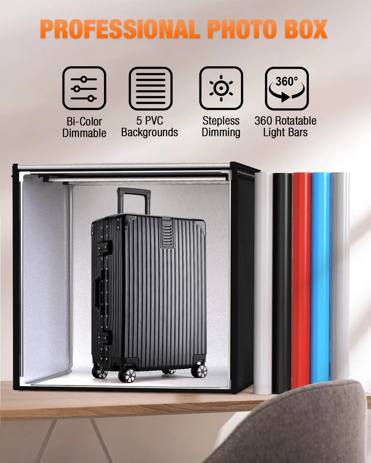 40/50/6070/80 cm High CRI Photo Studio Light Box Lightbox 6000k Photography Shooting Tent with Bag