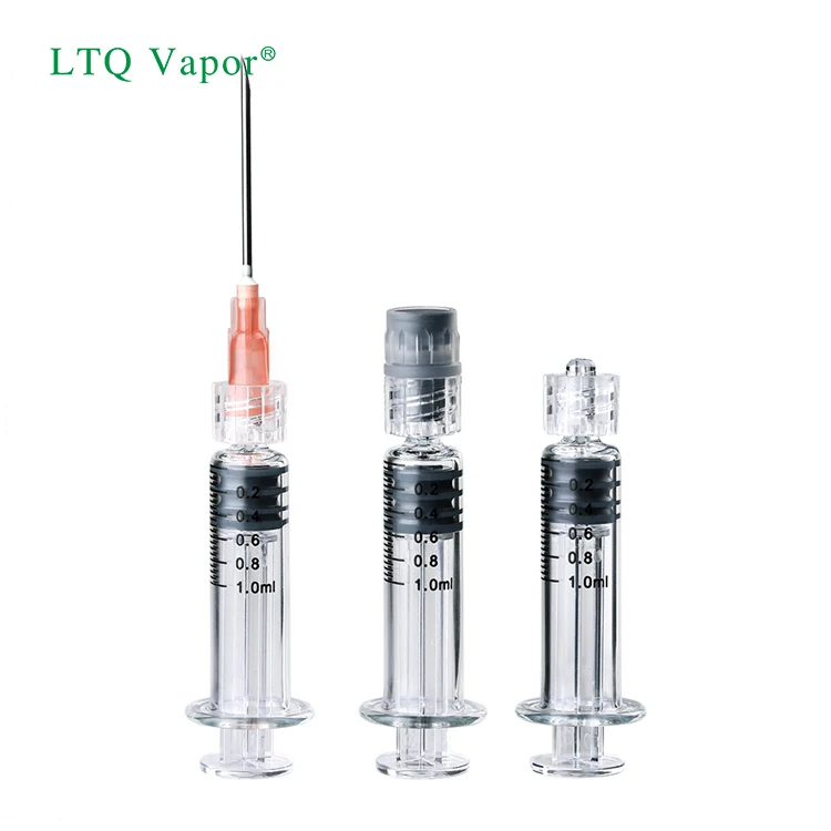 
Prefilled medical disposable glass injection syringe 