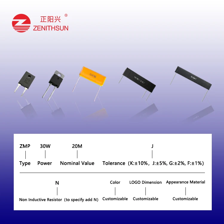30W Power Resistor Thick Film Technology, Non inductive, TO-220 package