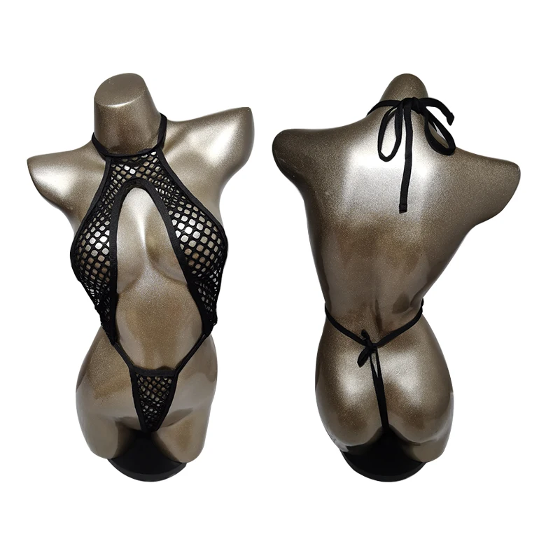 Maxsun Wholesale Sexy Women Exotic O-ring Outfits Rhinestone Double Chain Waist Raves Costume on Clubnignt