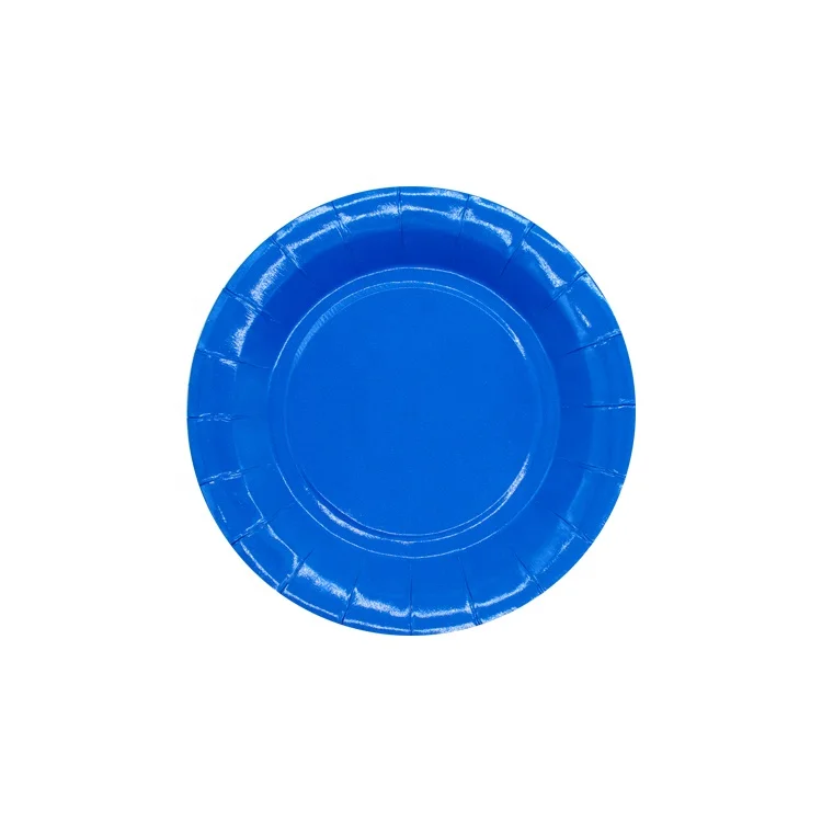 American Day with Printed Colored Design Vintage Restaurant Party Paper Plate