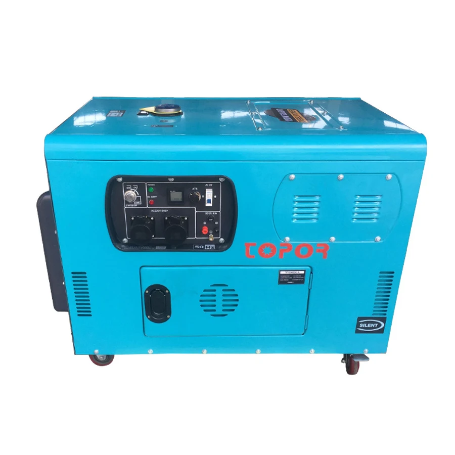 TP12000DGS Portable Battery Electric Start Explosion Proof 8000W Generator Diesel Powered Generator