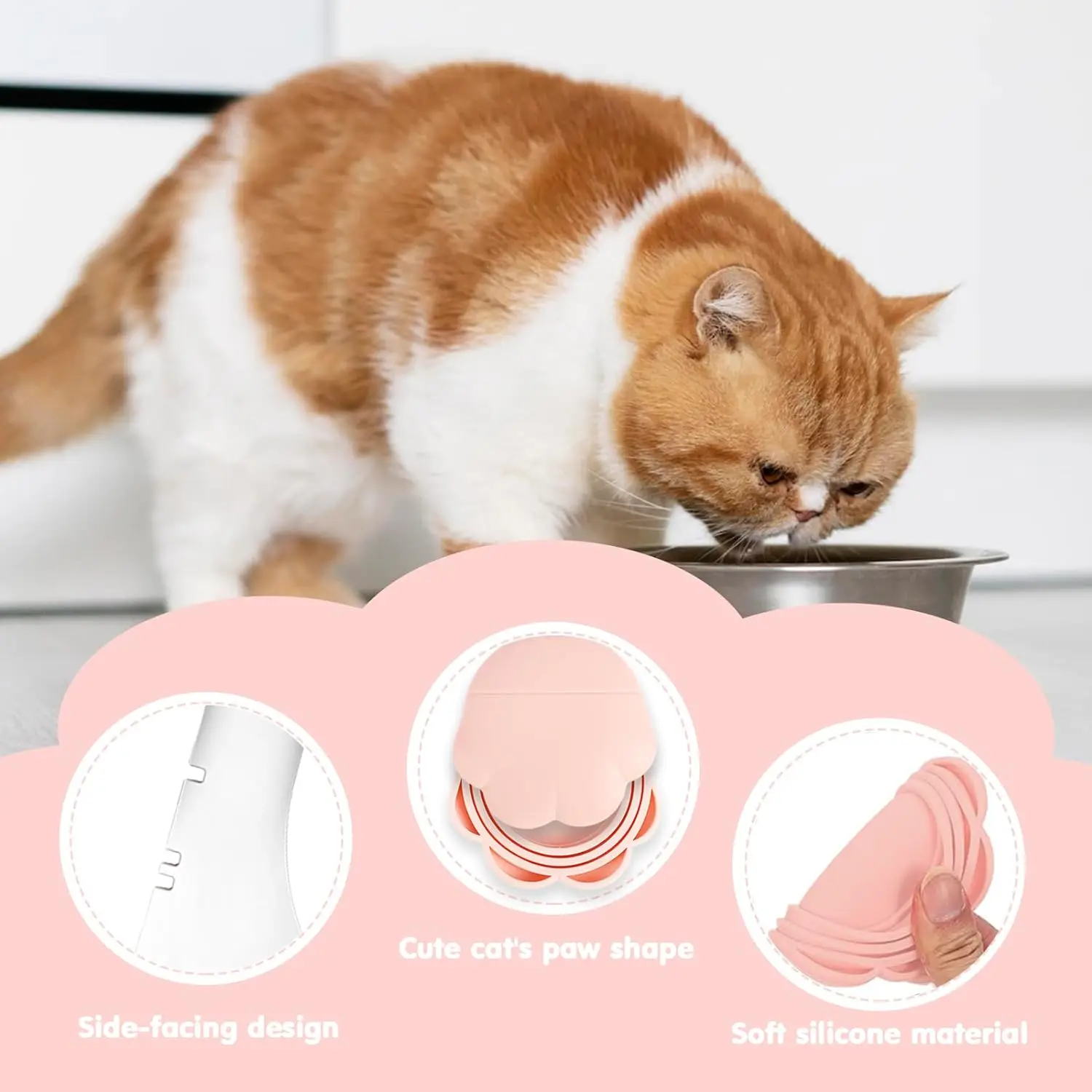 Pet Cat Can Spoon Cat Paw Shaped Can Opener Wet Food Paw Spoon Stirring shovel Can Opener Cute Cat Supplies