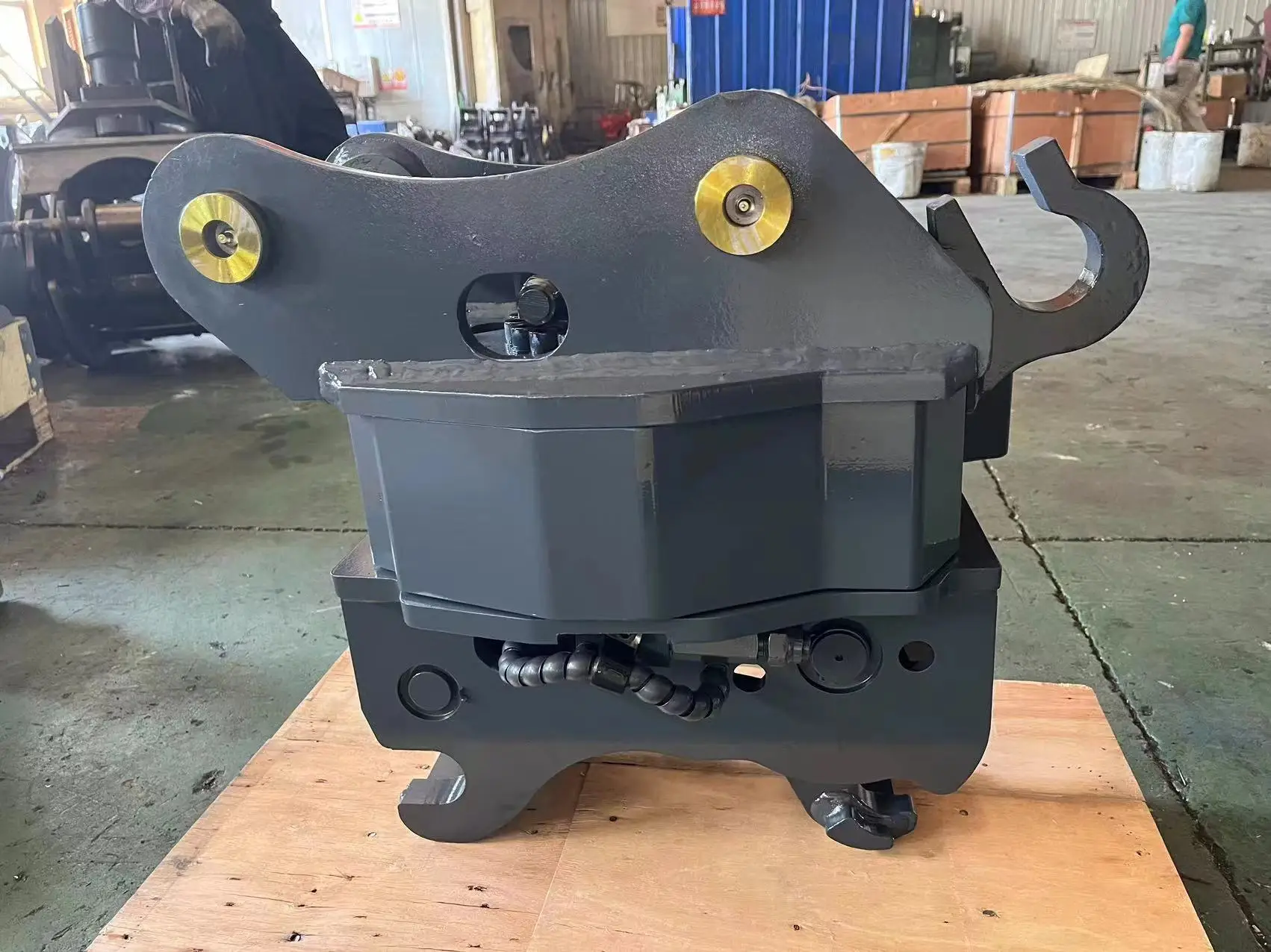 Construction Machinery Parts Backhoe Heat Treated Pins Dual Lock Quick Coupler  quick coupler hitch quick hitch excavator