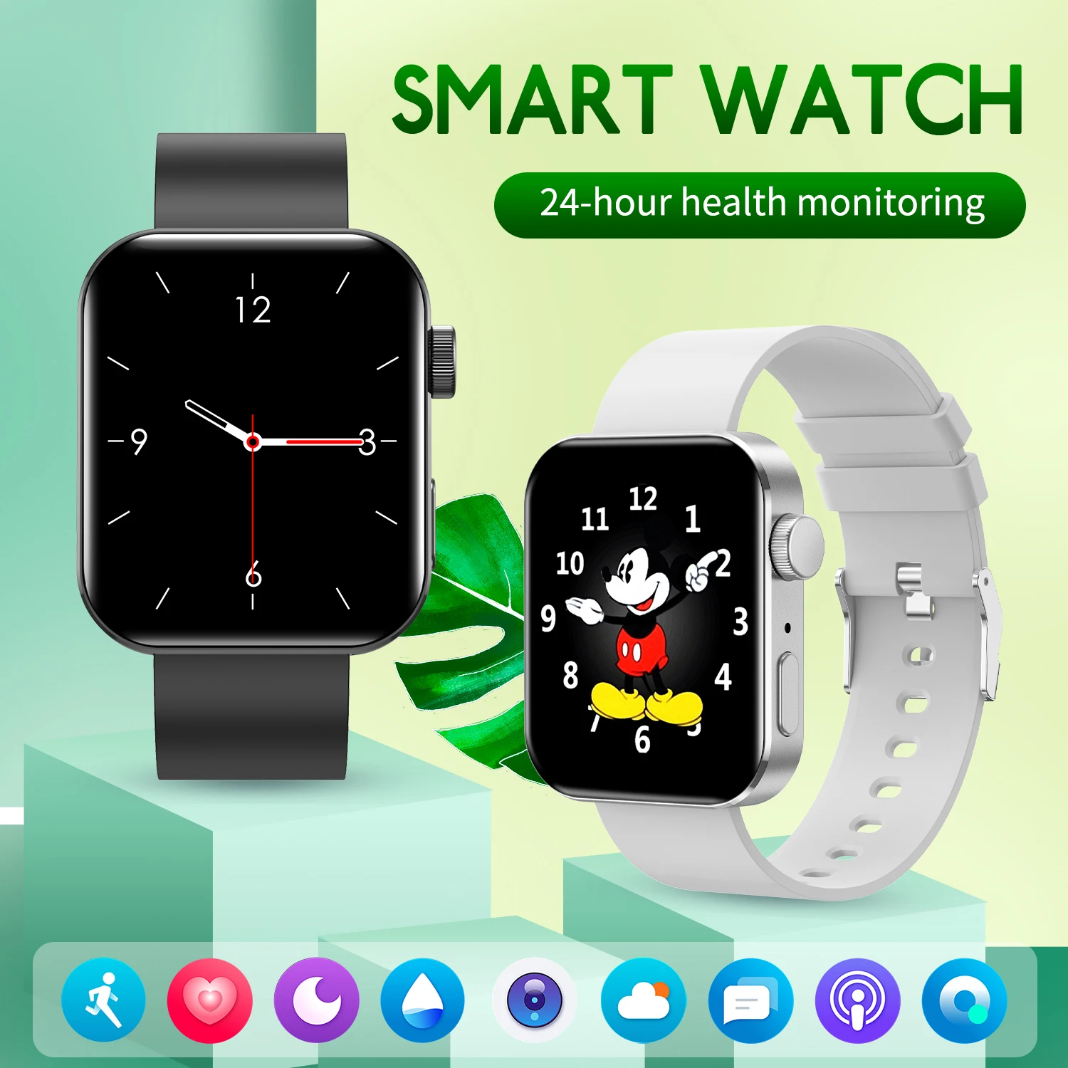 1.75 touch screen Smart Watch  support calling  fitness Android for iPhone smart watch