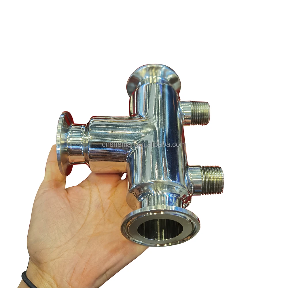 Stainless steel Jacketed Heat Exchanger Tube 2in 3in 4in tri clamp Condenser