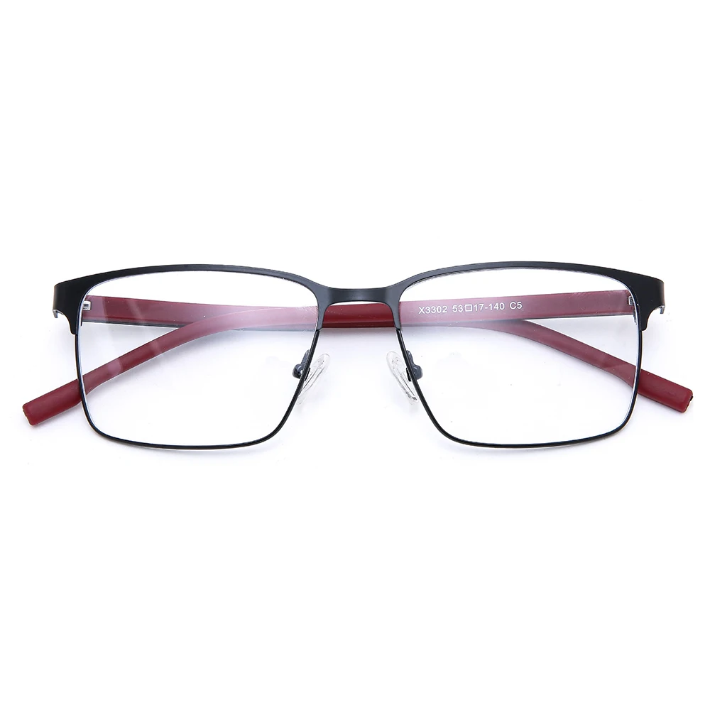 Stainless steel square formal Reading Glasses Frame for Men