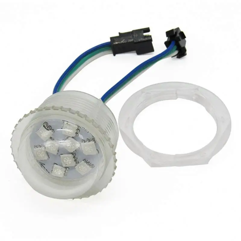 burbuja led 35mm UCS1903 Amusement ride led lights DC12V 2.16W 9pcs SMD5050 RGB LED pixel module