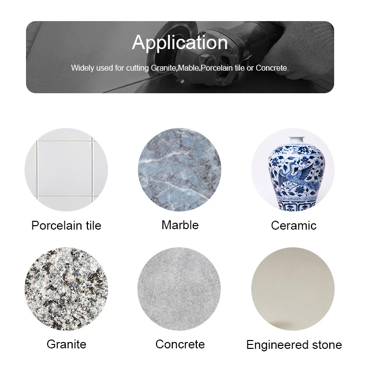 Diamond Blade Tile Ceramic Cutting Blade 5' /125mm OEM Diamond Cutting Saw Disc