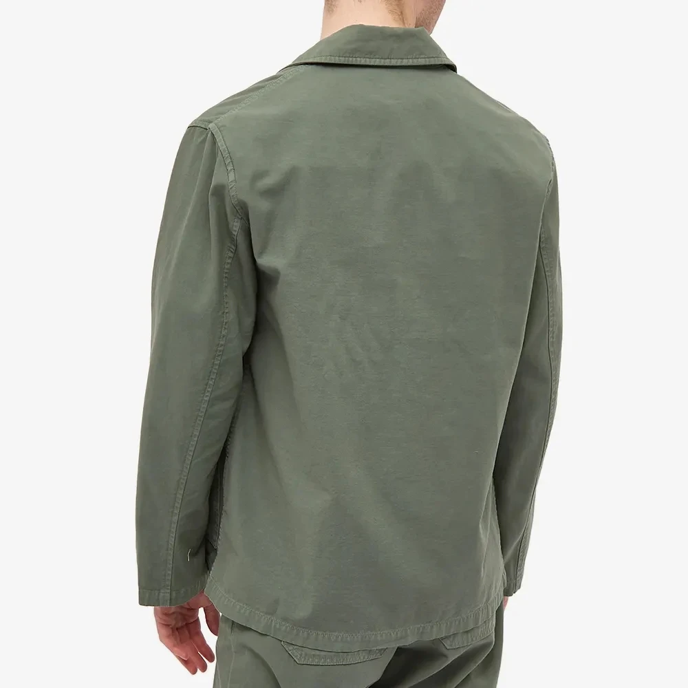 Custom Work Chore Jackets Men 100 Cotton 3 Front Pockets Button Closure Wholesale